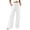 1White, variant on Lnmiateer Casual Loose Jogger Pants for Women Solid Color Drawstring Waist Side Pockets Street Daily Autumn Winter Fashion