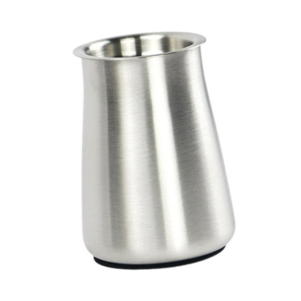 Colador de café molido de acero inoxidable, malla fina, reutilizable, para café en polvo Plata