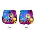 thumbnail image 5 of Lsque Geometry Dash Printed Women's Running Shorts with Liner Pockets,Elastic Quick Dry Workout Athletic Gym Yoga Shorts,Womens High Waist Shorts-Medium, 5 of 9