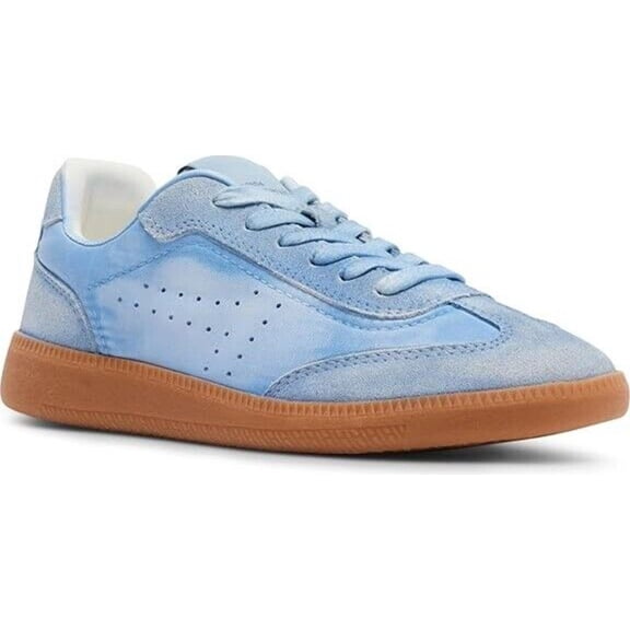 Steve Madden Duo DUO02S1 Sneakers Women's US 7.5 Blue Suede Casual Shoes KHD882 (Blue,7.5)