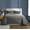 Grey, variant on Brooklyn Loom Essential 100% Cotton Washed Softness 2-Piece Twin XL Comforter Set in Grey, Solid Color, OEKO-TEX Certified