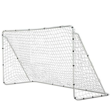 All Weather Soccer Goal - UBesGoo 12' x 6' Powder Coated Steel Soccer Goal, Portable Training Aid Football Net, for Backyard, Park