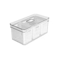 thumbnail image 2 of Caja Mainstays Organizador con 3 Cestas Escurridoras Clear Fresh 5 Litros Blanco, 2 of 4