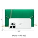 thumbnail image 5 of Bolso de noche Dasein para mujer en terciopelo verde oscuro con detalles dorados, 5 of 6