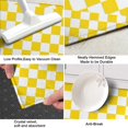 thumbnail image 3 of Yellow and White Checkered Pattern Kitchen Rug Mat,Kitchen Runner Rugs Non Skid Washable,Decorative Kitchen Floor Mats for Kitchen,Sink,Laundry,17"X47", 3 of 5