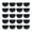 Black Semi Circle, variant on Fiocias wire shelving unit Clasp Buckles 20 Pieces White Semi Circle