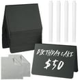 thumbnail image 1 of 30Pcs Mini Chalkboards Double Sided Wipe Clean Small Blackboards with 4 Maker Pens and 2 Microfiber Cloths, 1 of 8