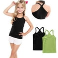 thumbnail image 7 of BLTIBY 2025 Girls Boys Tank Top Summer Sleeveless Camisole Y Vest T Shirt Toddler Infant Round Neck Solid Color Fashion Casual Blouse Black 2 4-5 Years, 7 of 7