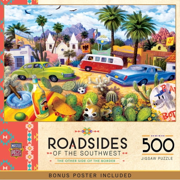 MasterPieces 500 Piece Puzzle - The Other Side of the Border - 15"x21"