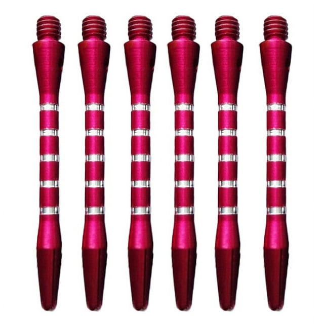 Set Of 6 Harrows Dart Stems Mixed Color Aluminum Alloy Darts Shafts With 45mm Thread