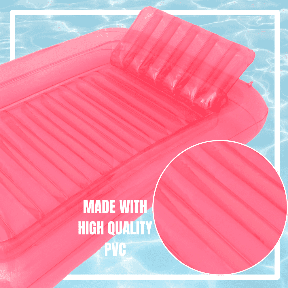 (2 pack) Pink Paradise Inflatable Tanning Pool by Sun N Splash Swimming Pool Type Tanning Pool