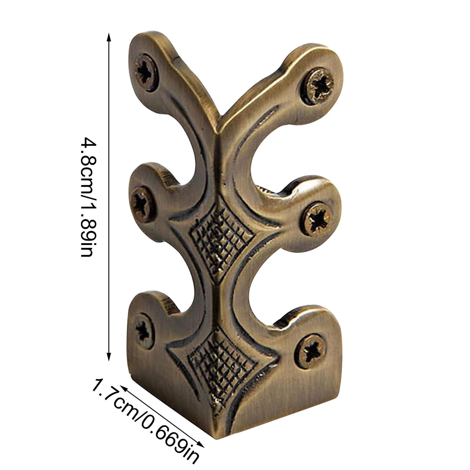 3 Set of Socket Corner Protectors Socket Corner Protectors Socket Corner Protectors Vintage Metal Corner Protectors Decorative Protective Covers