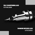 thumbnail image 5 of Uniball Kuru Toga Elite Mechanical Pencil Starter Kit (0.5mm), HB #2, Silver Barrel, 1 Count, 5 of 7
