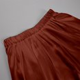 thumbnail image 5 of XIAOCHA Women Dark Green Satin Maxi Skirt High Waist Pleated Flowy A Line Skirt Casual Office Daily Party Wear Skirt, 5 of 8
