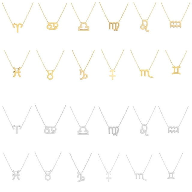 Constellation Theme Friendship Necklace Creative Comfortable Ins Exquisite Durable Rust-proof Lightweight Fashion Accessory Capricorn Silver