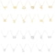 thumbnail image 5 of Collar del zodiaco Minnieouse Capricornio dorado Ajustable Cómodo Ins Personalidad Superficie lisa, 5 of 6