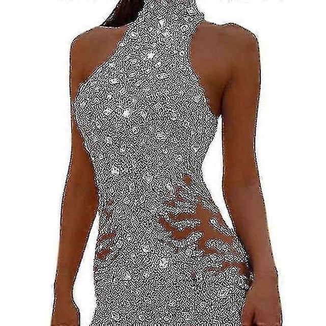 Sequin Jumpsuit Overalls For Women Long Sleeve Sparkly Bodycon Slim Rompers