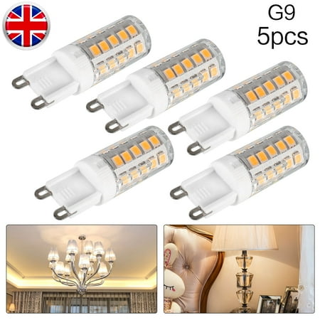 

5Pcs G9 LED Bulb 5W 220V 2835 33Smd White/Yellow Halogen Corn Light Lamp