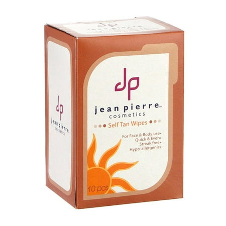 Jean Pierre Self Tanning Wipes, 10 Ct