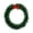 Multicolor C, variant on Frosted Tinsel Christmas Wreath with Snowy Tips for Window Door Decor