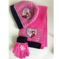 thumbnail image 3 of Kids Knit Hat Scarf Mittens Set, Princess Cartoon Winter Set for Girls Age 3-8,For Girls 3-8,5, 3 of 15