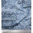 thumbnail image 1 of Soimoi Polyester Crepe Fabric Mandala & Paisley Ethnic Printed Craft Fabric by The Yard 52 Inch Wide, 1 of 3