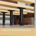 thumbnail image 2 of 2pcs Bed Center Support Leg Adjustable Height Bed Frame Support Leg (Adjustable Range 5.89 to 9.84in), 2 of 4