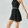 thumbnail image 4 of Yokua Elegant Dance Wrap Skirt with Adjustable Waist Ties for Ballet and Gymnastics, 4 of 17