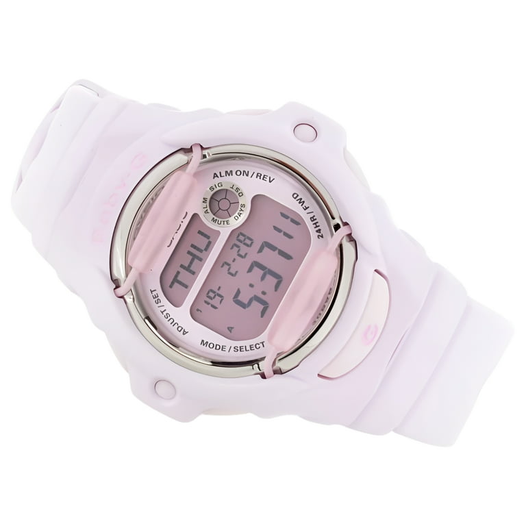 Casio Women s BG169M 4 Baby G Pink Resin Watch