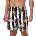 thumbnail image 1 of Fotbe Rose Flowers Traje de Baño para Hombre – Shorts de Natación de Secado Rápido con Forro y Bolsillos-XX-Large, 1 of 6