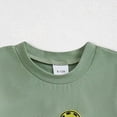 thumbnail image 4 of Kids Boys Summer Clothes Toddler Boy Outfit Sets Crew Neck Embroidery Top with Plaid Shorts Clothing Sets, 4 of 6