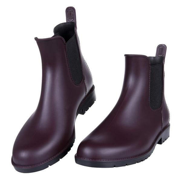 HSCYLWJ Botas De Lluvia De Moda Para Mujer, Botas Impermeables De