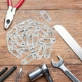 thumbnail image 4 of CATIEBYE 20pcs Silver Keyhole Hooks For Mirrors Iron Fasteners For DIY Homeowners, 4 of 6