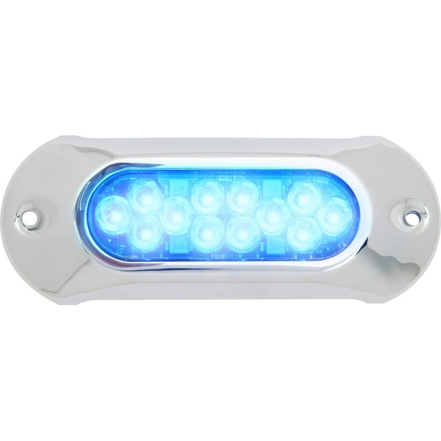 Lámpara subacuática Attwood Lightarmor ultrabrillante de 12 LED