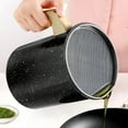 thumbnail image 3 of ACDANC 2026 New Bacon Grease Container with Strainer Black 1.4L Grease Catcher Cooking Iron Oil Filter with Lid Storage Lard for Cooking., 3 of 7