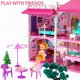 thumbnail image 3 of Set de juego para interiores TEMI Villa Toys para niñas de 3 a 8 años con 2 muñecas, 3 of 8