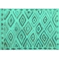 thumbnail image 1 of Ahgly Company Indoor Rectangle Southwestern Turquoise Blue Country Area Rugs, 7' x 10', 1 of 4