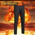 thumbnail image 6 of Giftesty Womens Pants Clearance!Women Solid Casual Heating Warm Down Pants Outdoor Ski Warm Abdomen Warm Waist Constant Temperature Electric Heating Pants, 6 of 8