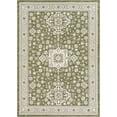 thumbnail image 2 of Rugs.com Outdoor Aztec Collection Rug – 10' x 14' Green Flatweave Rug Perfect For Living Rooms, Large Dining Rooms, Open Floorplans, 2 of 6