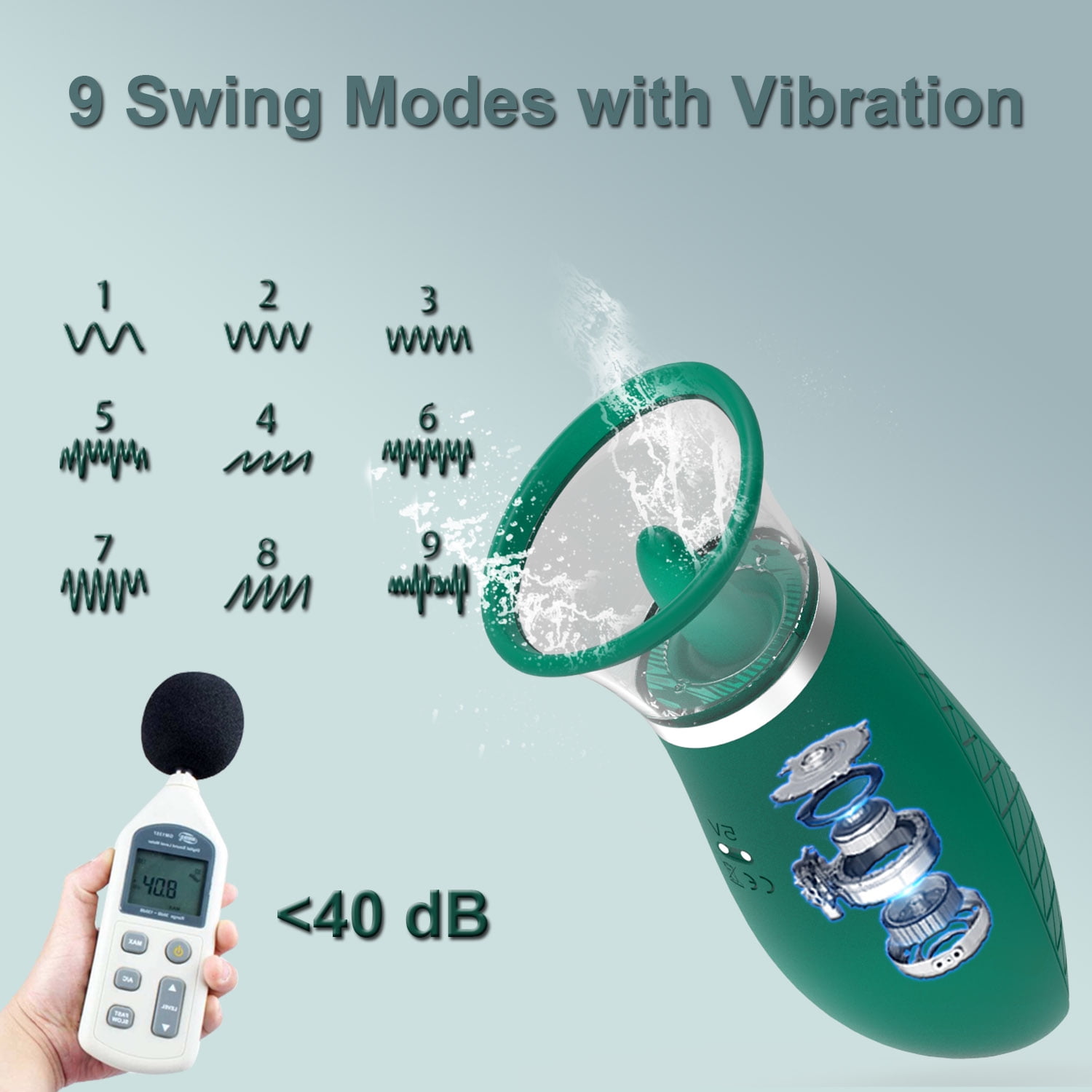 AYIYUN Female Rose Sex Toys Vibrator for Women, Stimulator with 9 Vibration & 3 Suction Modes, Silicone Adult Toy, Personal Massager for Couple