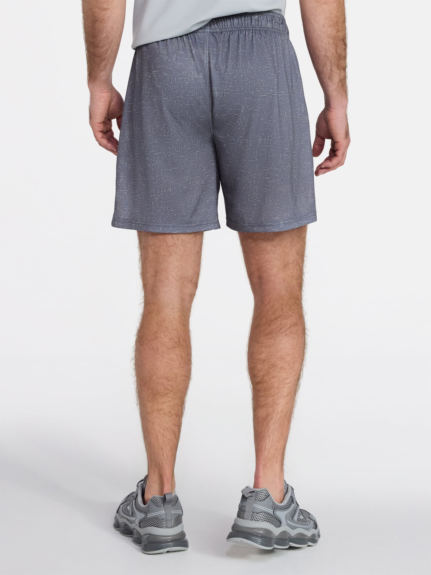 Athletic Works Men's and Big Men's Mesh Shorts, 7" Inseam, Sizes S-5XL
