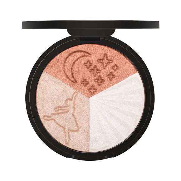 Bolver Highlighter Makeup Palette, Powder Palette Facial Bronzers Illuminator Palette Highlighter Baked Waterproof Long Lasting. (H03)