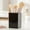 Black, variant on Black/White Cosmetic Makeup Box Acrylic Makeup Brush Tool Storage Box Case Large Capacity Cartridge Practical Brush Storage