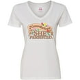 thumbnail image 3 of Inktastic Nevertheless, She Persisted Women's V-Neck T-Shirt, 3 of 5