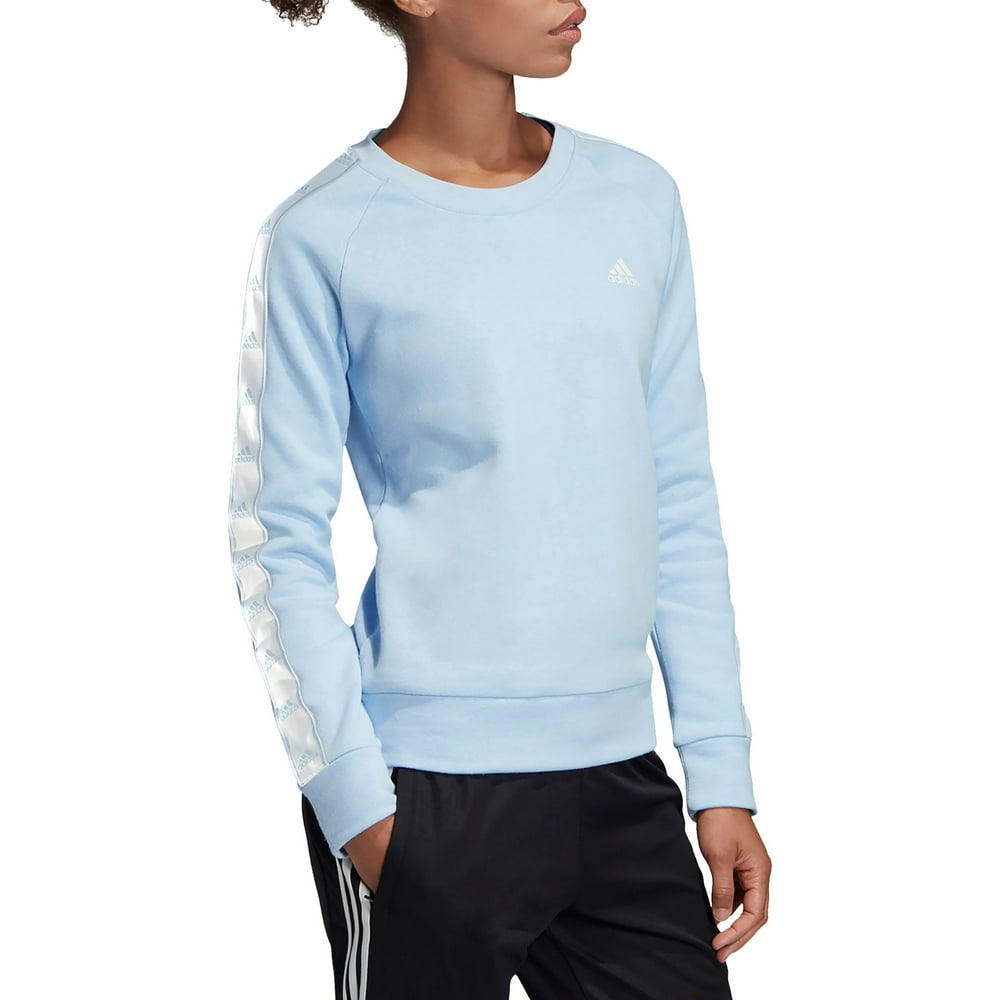 grey adidas crew neck sweatshirt women's