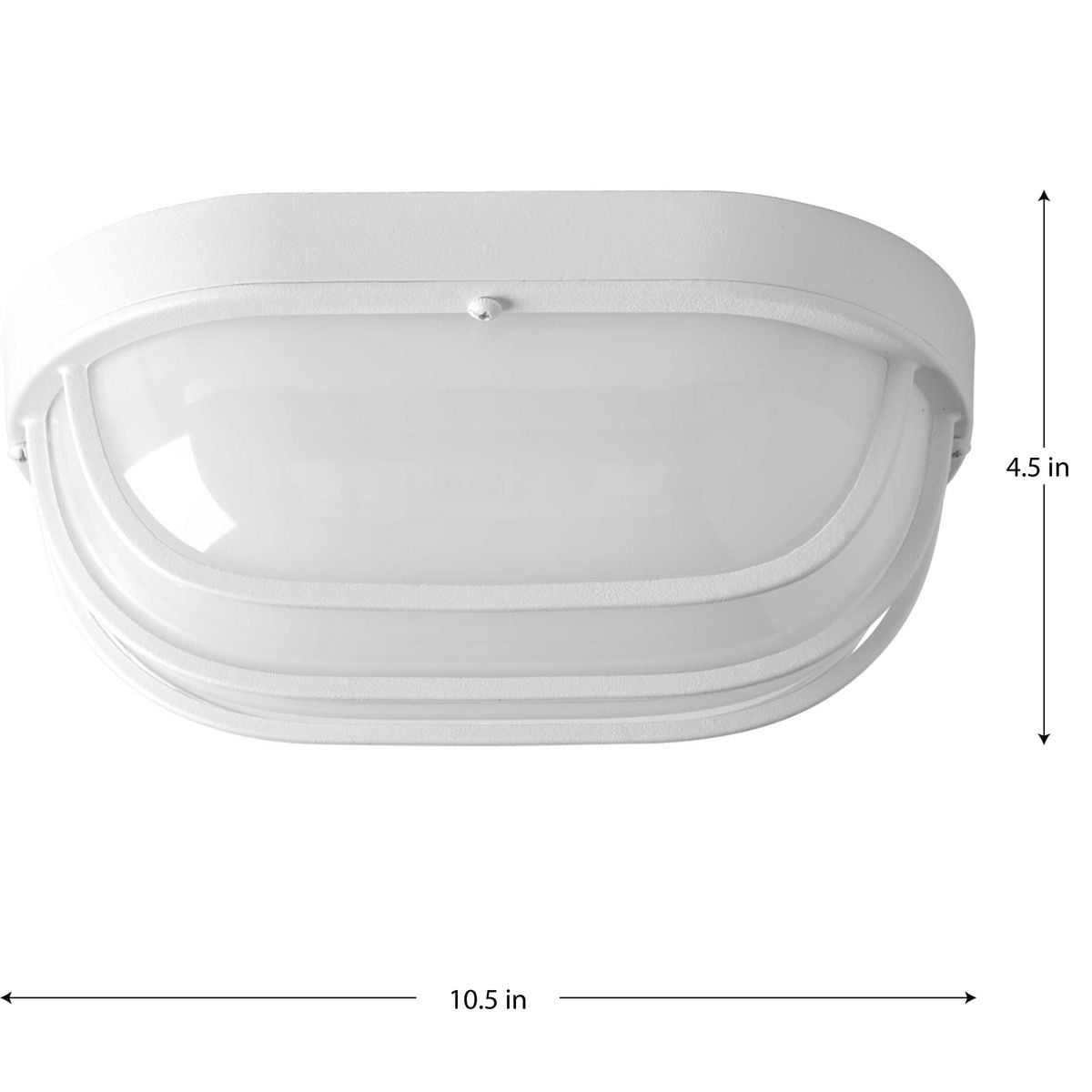 P3649-3030K9-Progress Lighting-Bulkheads LED - Outdoor Light - 1 Light in Coastal style - 10.5 Inches wide by 6.38 Inches high-White Finish