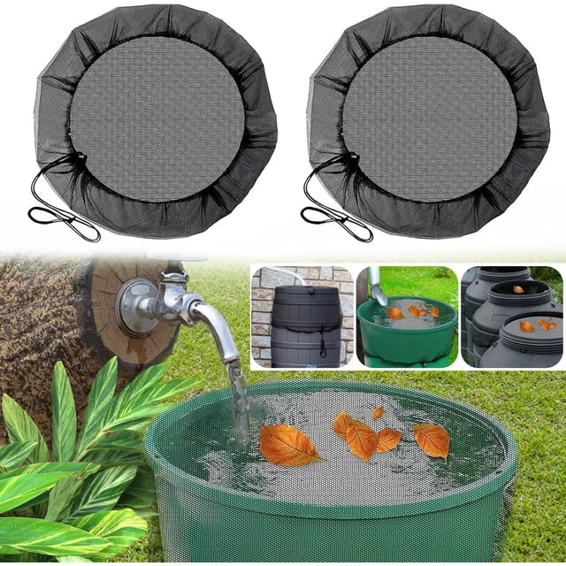 Rain Mesh Screen For Outdoor Water Collection, High-quality Polyester Material Tear-resistant Easy Cleaning Reusable, 2 Pieces ? 95 Cm