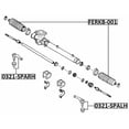 thumbnail image 2 of Febest STEERING TIE ROD END RIGHT # 0121-SPARH OEM 45047-87510, 2 of 2