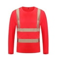 thumbnail image 2 of WEAIXIMIUNG Custom T Shirts For Men Men High Vis Reflective T Shirt Long Sleeve Mesh Shirts Work Shirt, 2 of 4