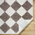 thumbnail image 5 of Livabliss Washable Rugs for Living Room, 5x7 Fossay Shag Modern Light Beige Area Rug, Bedroom Dining Room Home Decor Stain Resistant Carpet (5'3" x 7'), 5 of 7